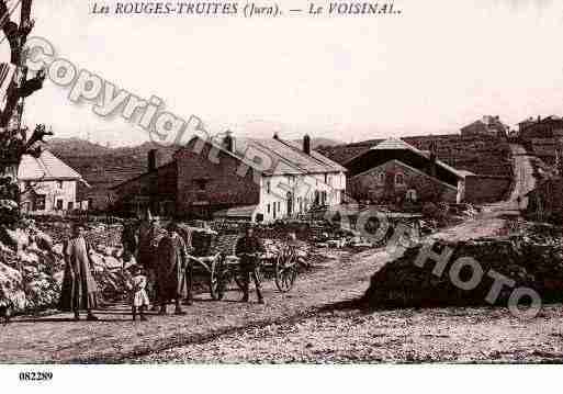 Ville de LACDESROUGESTRUITES, carte postale ancienne