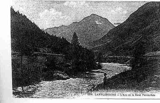 Ville de LANSLEBOURGMONTCENIS, carte postale ancienne