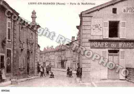 Ville de LIGNYENBARROIS, carte postale ancienne