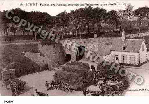 Ville de LORIENT, carte postale ancienne