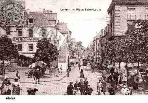 Ville de LORIENT, carte postale ancienne