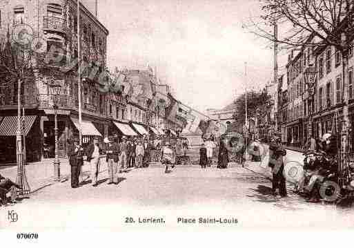 Ville de LORIENT, carte postale ancienne