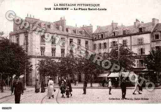 Ville de LORIENT, carte postale ancienne