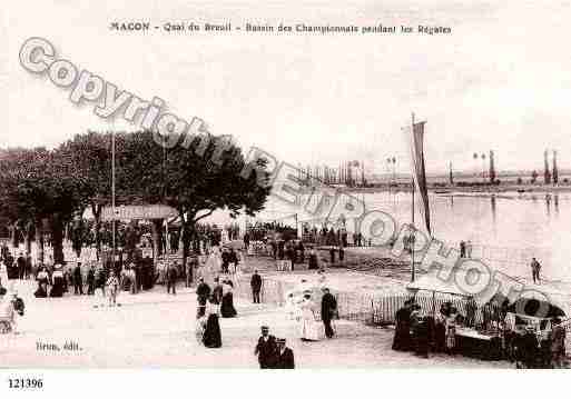 Ville de MACON, carte postale ancienne