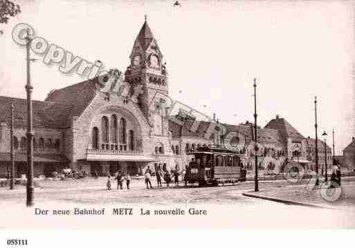 Ville de METZ, carte postale ancienne