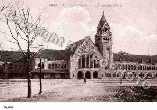 Ville de METZ, carte postale ancienne