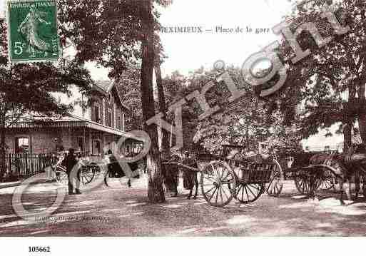 Ville de MEXIMIEUX, carte postale ancienne