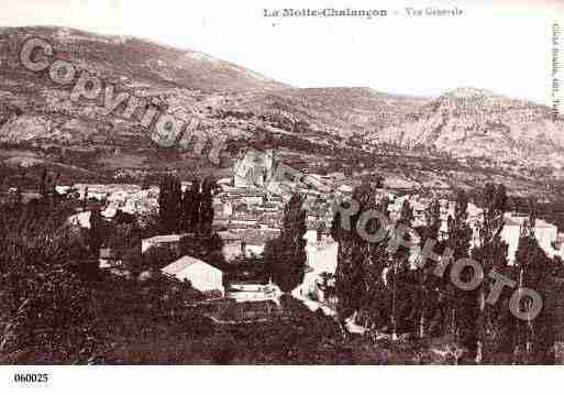 Ville de MOTTECHALANCON(LA), carte postale ancienne