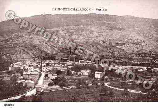 Ville de MOTTECHALANCON(LA), carte postale ancienne