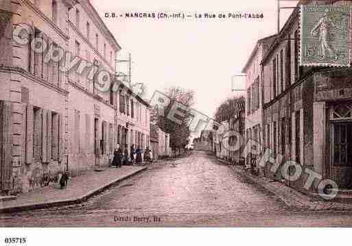 Ville de NANCRAS, carte postale ancienne