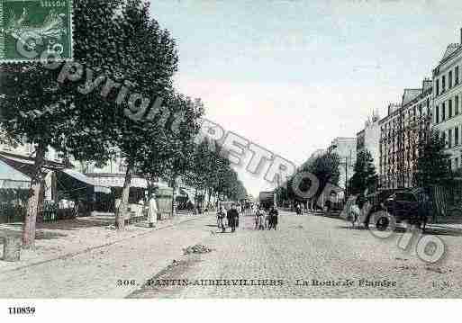 Ville de PANTIN, carte postale ancienne