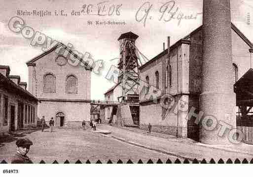 Ville de PETITEROSSELLE, carte postale ancienne