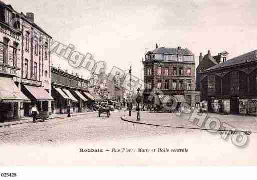 Ville de ROUBAIX, carte postale ancienne