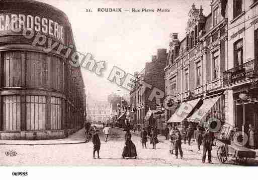 Ville de ROUBAIX, carte postale ancienne