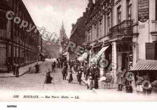 Ville de ROUBAIX, carte postale ancienne