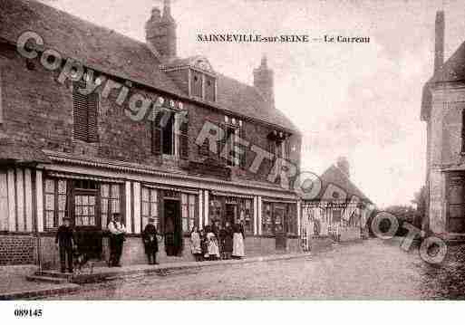 Ville de SAINNEVILLESURSEINE, carte postale ancienne