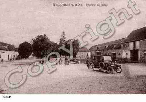 Ville de SAINTESCOBILLE, carte postale ancienne