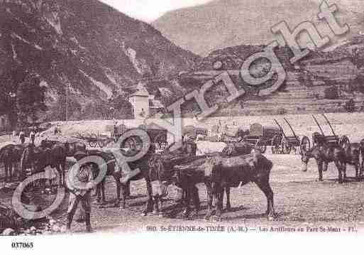 Ville de SAINTETIENNEDETINEE, carte postale ancienne