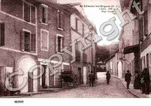 Ville de SAINTETIENNELESORGUES, carte postale ancienne