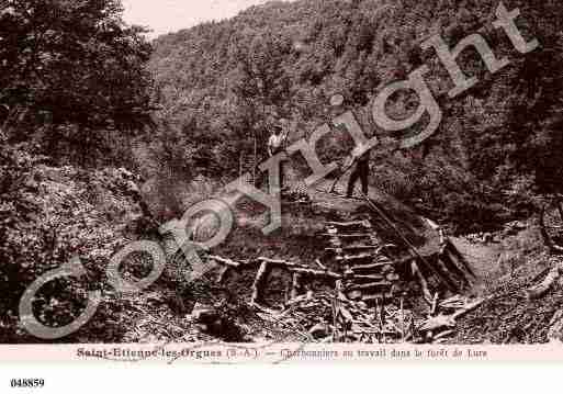 Ville de SAINTETIENNELESORGUES, carte postale ancienne