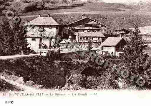 Ville de SAINTJEANDESIXT, carte postale ancienne