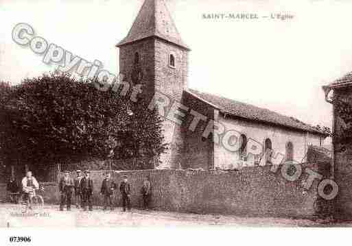 Ville de SAINTMARCEL, carte postale ancienne