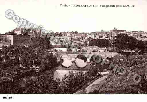 Ville de THOUARS, carte postale ancienne