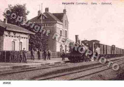 Ville de VERGAVILLE, carte postale ancienne