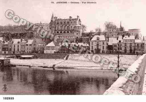 Ville de AMBOISE, carte postale ancienne