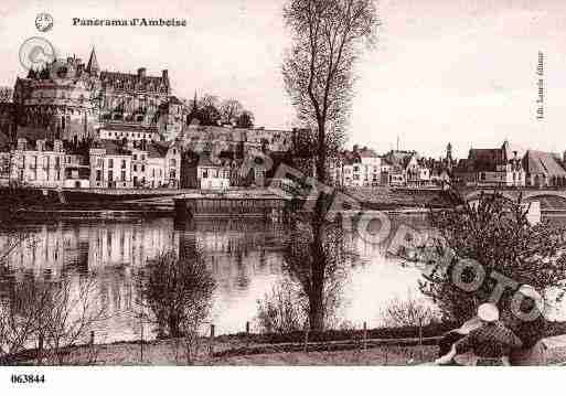 Ville de AMBOISE, carte postale ancienne