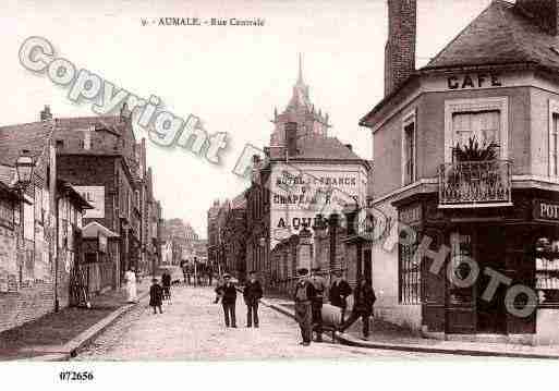 Ville de AUMALE, carte postale ancienne