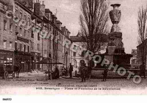 Ville de BESANCON, carte postale ancienne