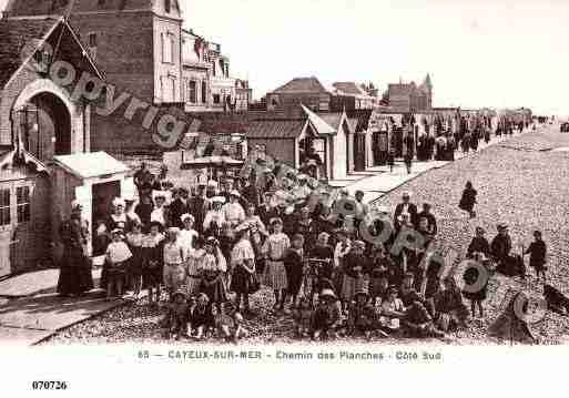 Ville de CAYEUXSURMER, carte postale ancienne