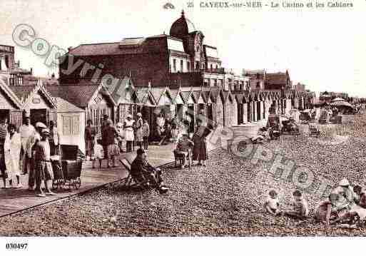 Ville de CAYEUXSURMER, carte postale ancienne