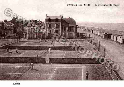 Ville de CAYEUXSURMER, carte postale ancienne