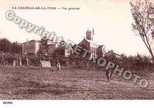 Ville de CHAPELLEDELATOUR(LA), carte postale ancienne