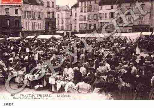 Ville de CHATEAUTHIERRY, carte postale ancienne