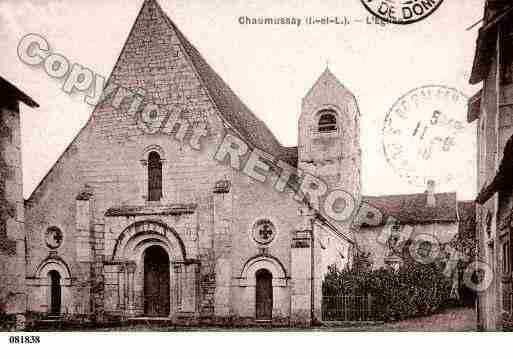 Ville de CHAUMUSSAY, carte postale ancienne