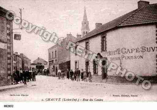 Ville de CHAUVE, carte postale ancienne