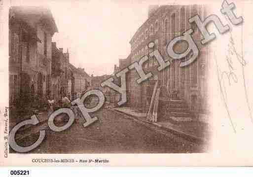 Ville de COUCHES, carte postale ancienne