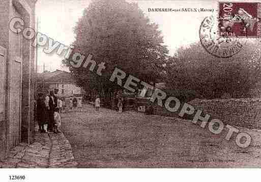 Ville de DAMMARIESURSAULX, carte postale ancienne