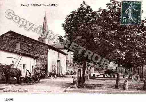 Ville de DAMMARIESURSAULX, carte postale ancienne