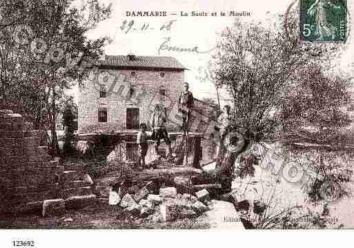 Ville de DAMMARIESURSAULX, carte postale ancienne