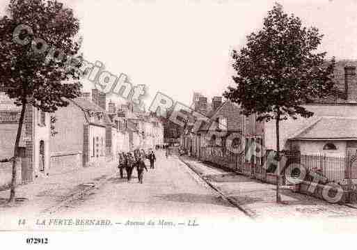 Ville de FERTEBERNARD(LA), carte postale ancienne