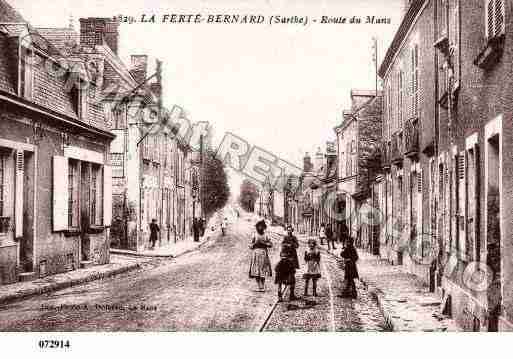 Ville de FERTEBERNARD(LA), carte postale ancienne