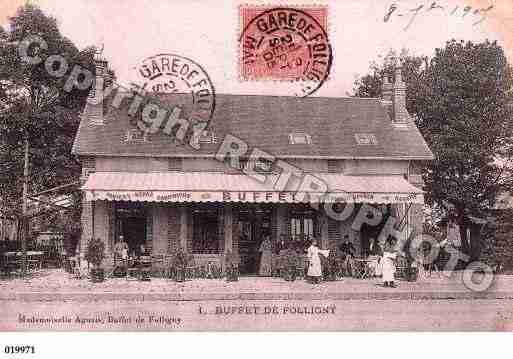 Ville de FOLLIGNY, carte postale ancienne