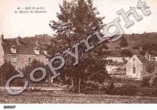 Ville de GIFSURYVETTE, carte postale ancienne