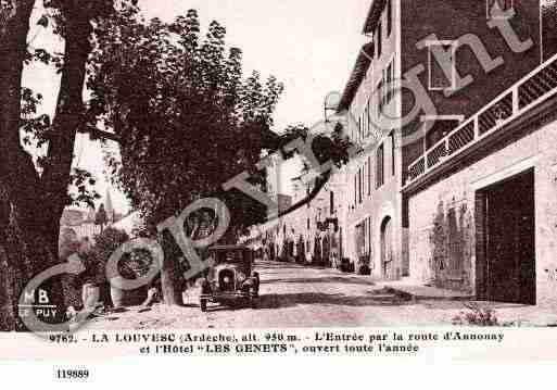 Ville de LALOUVESC, carte postale ancienne