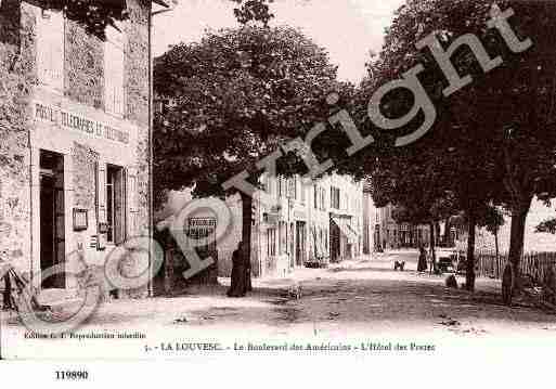 Ville de LALOUVESC, carte postale ancienne