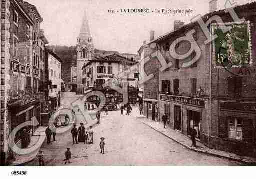 Ville de LALOUVESC, carte postale ancienne